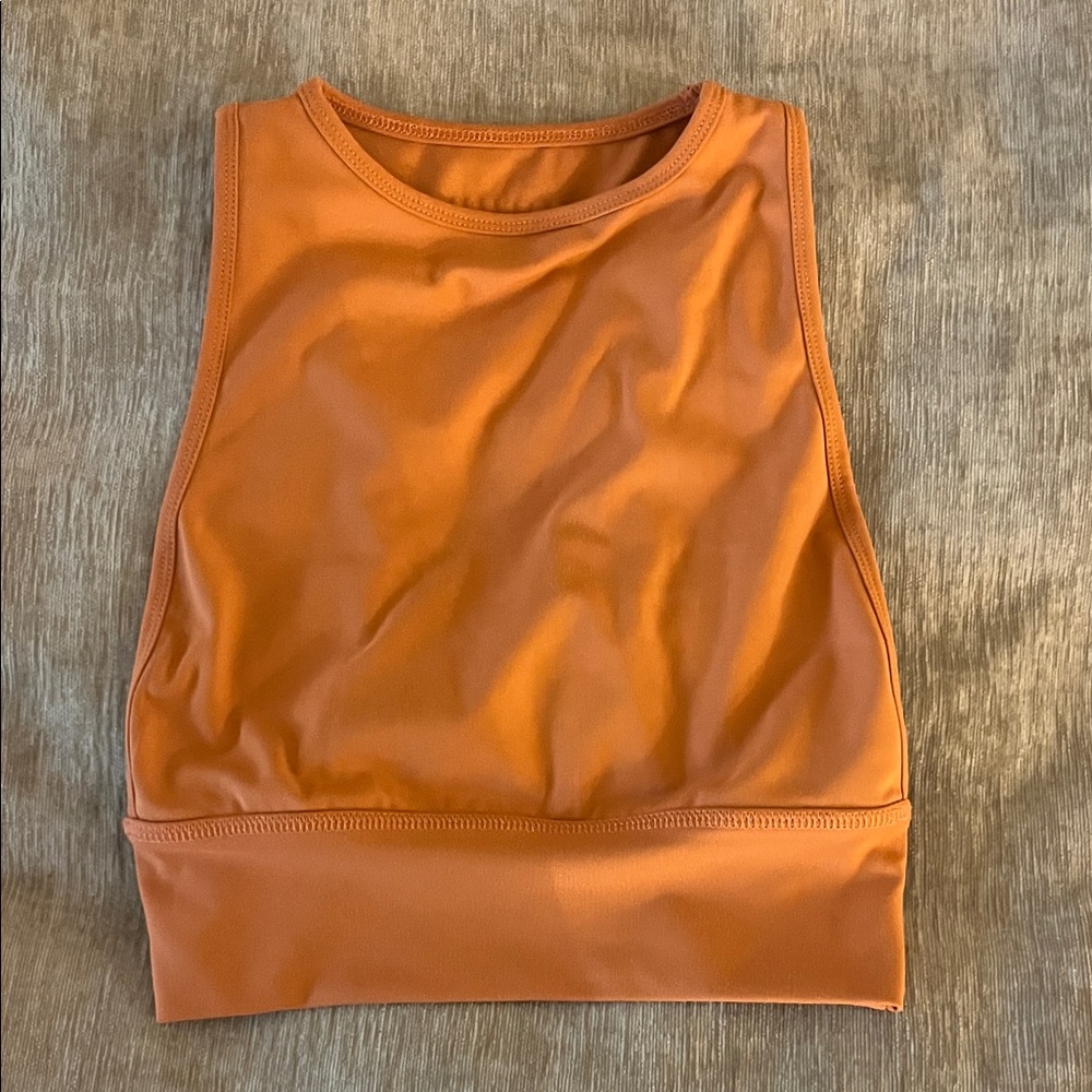 Orange Sleeveless Women's Top